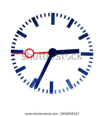 train station clock clock of Deutsche Bahn without Logo