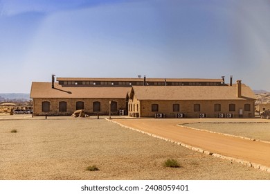 Train station of former Hejaz (Hijaz) Railway near Al Ula, Saudi Arabia