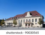 Train station and library
