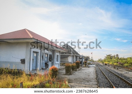 The train station is in Serdang Bedagai district