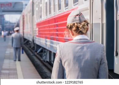 At Train Station, Waiting, Trans Siberian Railway, Russia