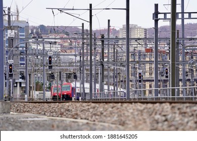 Train Of Swiss Federal Railways (SBB). Photo Taken December 24th, 2020, Zurich, Switzerland.