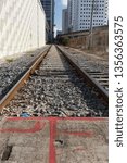 Train track perspective