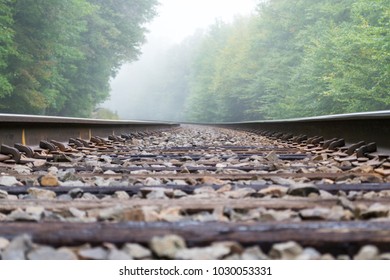 Train Track At The Schunemunk Mountain