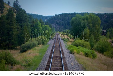 Train Tracks, Colorado U.S.A, Amtrak