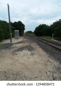 Train Tracks In Midlothian, Texas 