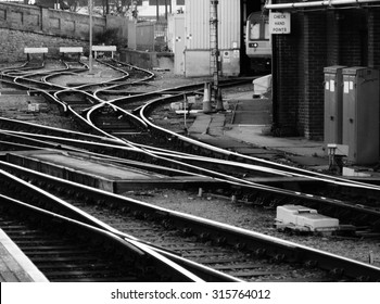 Train Tracks Sheffield Train Station