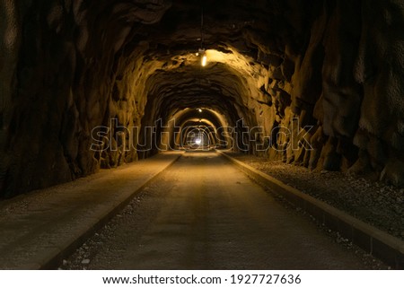 Train tunnel in Oropesa, Spain