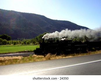 Train, Valley, Durango, Transportation, Fuel, Travel