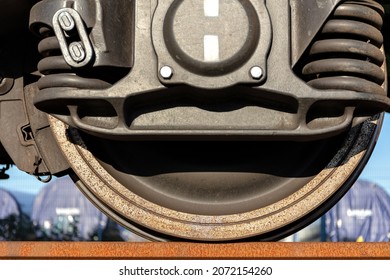 train wheel on railway track