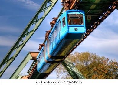 A Train Of The Wuppertal Suspension Railway