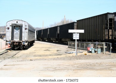 Train Yard Sign