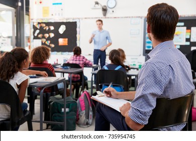 Trainee Teacher Learning How Teach Elementary Students