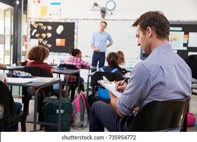 Trainee Teacher Learning How Teach Elementary Students