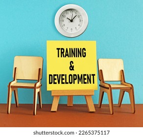 Training Development is shown using a text