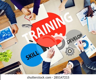 Training Skill Develop Ability Expertise Concept Stock Photo 285147215 ...