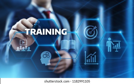 Training Webinar E-learning Skills Business Internet Technology Concept.