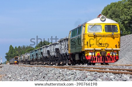 Trainloads stone
