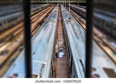 trains in yard
