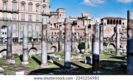 Trajan Forum in Rome Italy