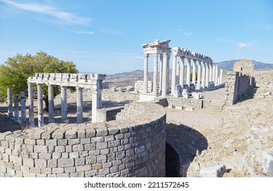 The Trajaneum At Pergamon Built For Emperor Trajan