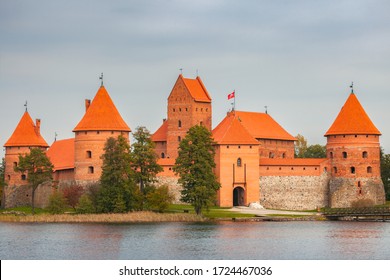 Trakai Island Castle. Trakai, Vilnius County, Lithuania.