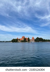 Trakai Lithuania Castle Sunlight Day