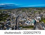 Tralee in Ireland from above