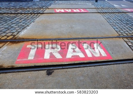 tramrails Stock photo © 