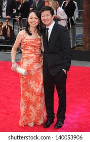 Tran Ho And Ken Jeong  Arriving For 'The Hangover Part III' European Premiere, London. 22/05/2013