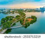 Tran Quoc Pagoda,the oldest Buddhist temple in Hanoi, is located on a small island near the southeastern shore of Hanoi