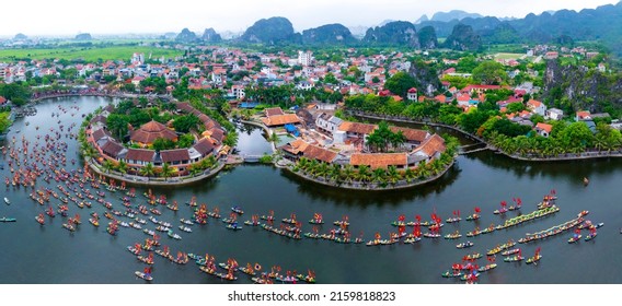 Trang An ( Ninh Binh, Vietnam) - The unesco world heritage site - Shutterstock ID 2159818823