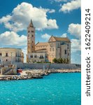 Trani waterfront with the beautiful Cathedral. Province of Barletta Andria Trani, Apulia (Puglia), southern Italy.