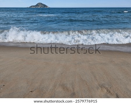 Similar – Image, Stock Photo Idyllic coastal landscape with waterfall
