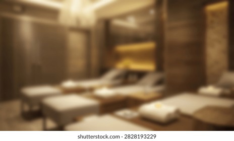A tranquil spa room featuring comfortable massage beds, soft ambient lighting, and a calming atmosphere for relaxation and wellness.