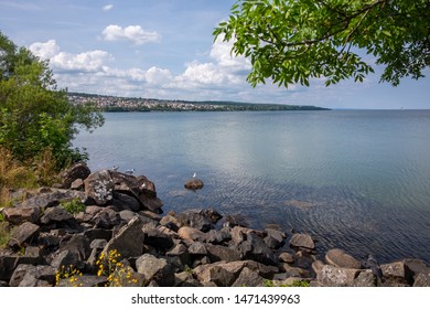 Tranquil View Over The Lake Vättern, Sweden