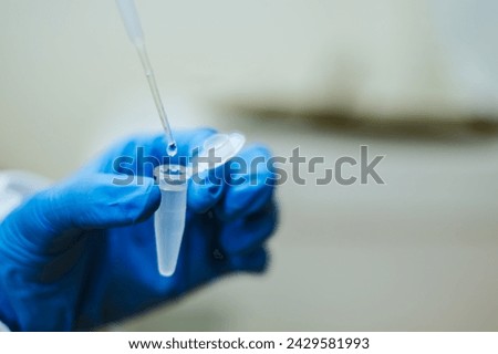 Transferring Liquid Sample into Eppendorf Tube with Micropipette