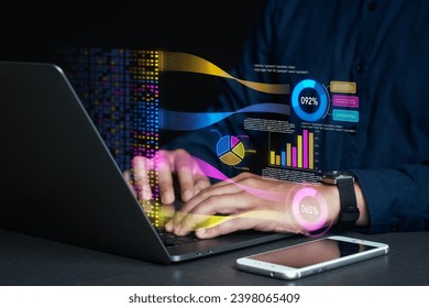 Transferring and storing large amounts of data using digital technology. and analysis and a reporting data management system with KPI indicators connected to the organization's online database.