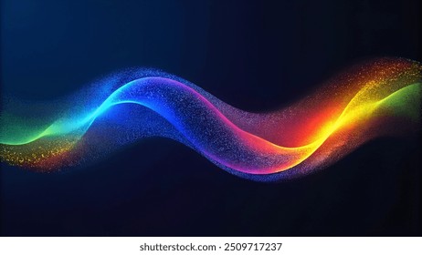 Transform your project with a striking grainy gradient background that seamlessly blends blue, red, and yellow hues into an abstract design.