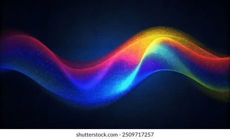 Transform your project with a striking grainy gradient background that seamlessly blends blue, red, and yellow hues into an abstract design.