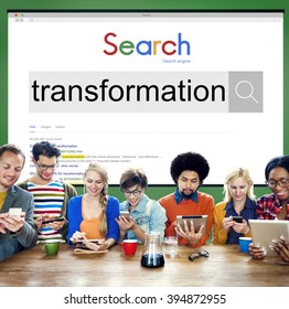 Transformation Change Conversion Transfiguration Alteration Concept