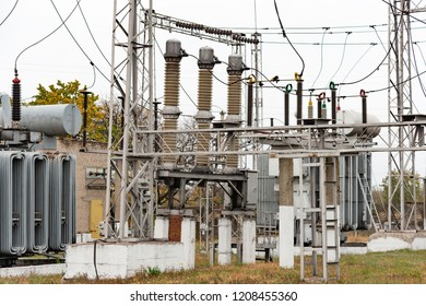 Transformer Substation Highvoltage Switchgear Equipment Stock Photo ...