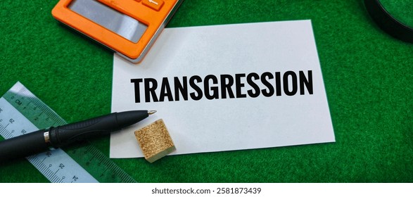 Transgression: Exploring Boundaries, Rules, and Breaking Conventions. 