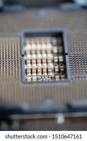 Transistors under the processor socket on the motherboard