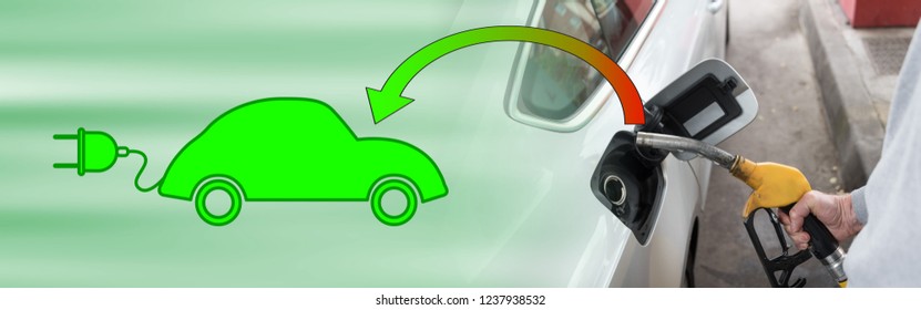 Transition Of Gasoline Car To Electric Car