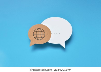 Translator of foreign languages, translation symbol - Powered by Shutterstock