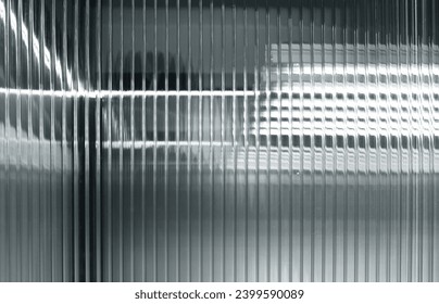Translucent polycarbonate wall panels pattern texture background.