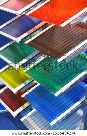 Translucent roofing sheet product sample colorful 