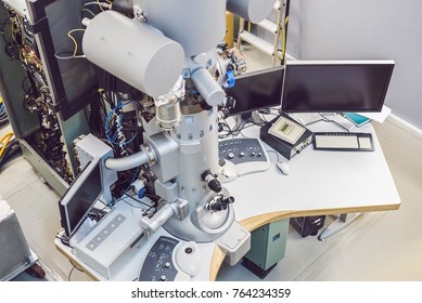 Transmission Electron Microscope In A Scientific Laboratory.