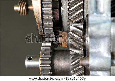 Similar – Cogs, Gears and Wheels Inside Truck Diesel Engine